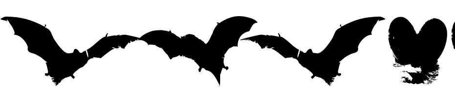 Vampyr Bats Schrift Herunterladen Kostenlos